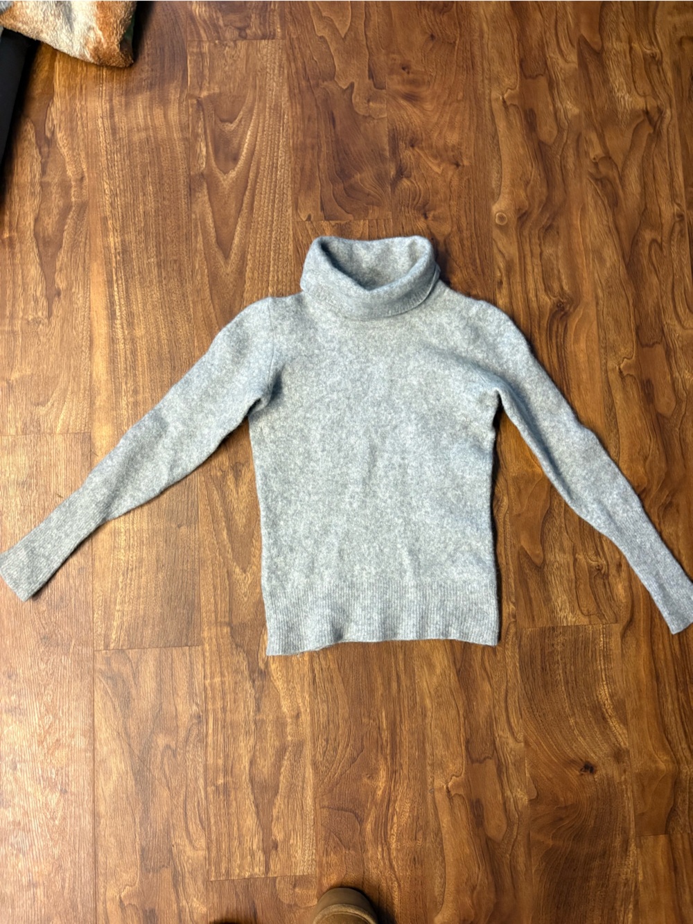 J.Crew Supersoft Merino Wool & Alpaca Blend Knit Sweater - Gray - Size S